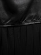 Back-pleated shirt