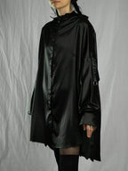 Back-pleated shirt