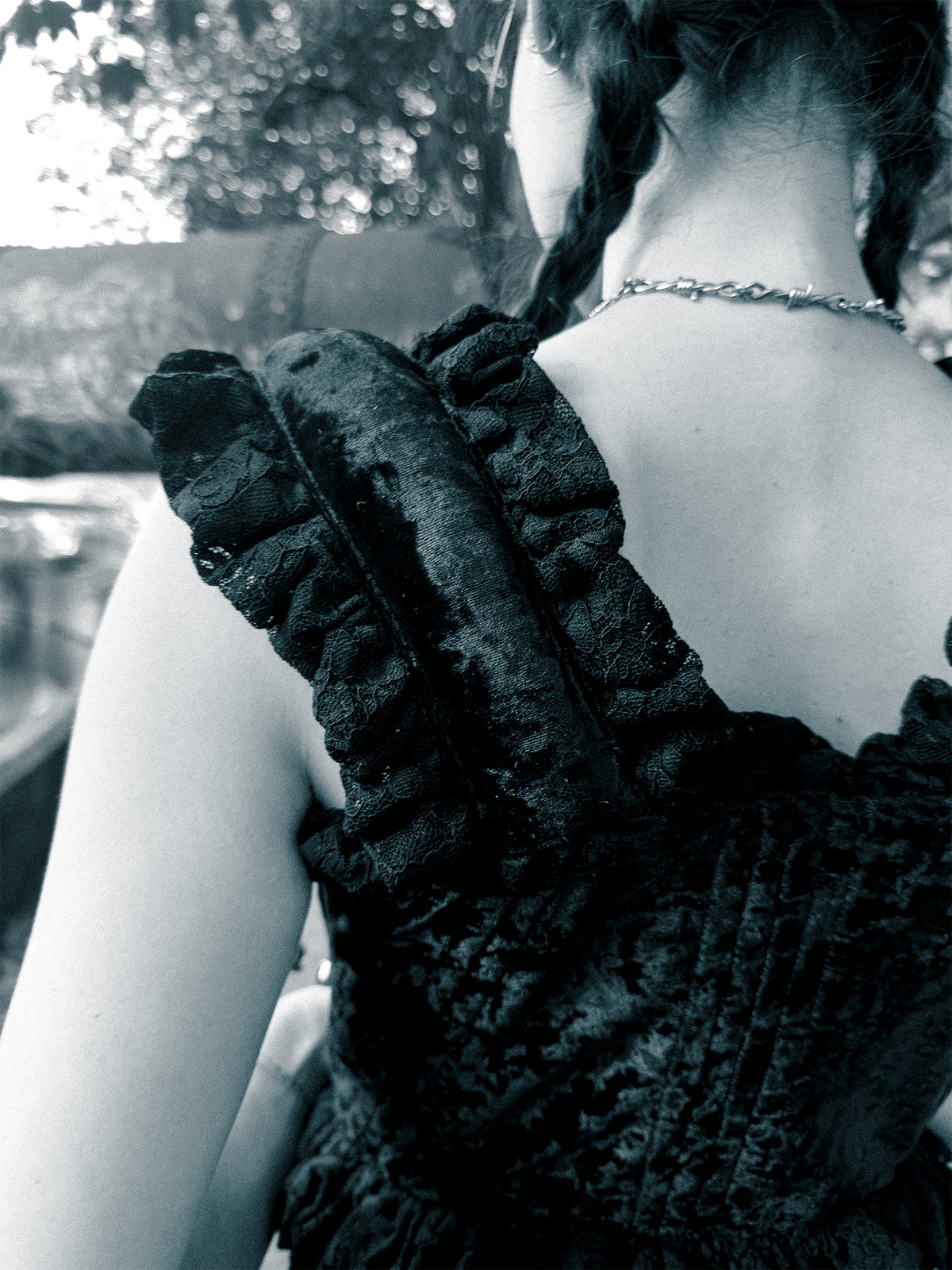Velvet and Lace Corset