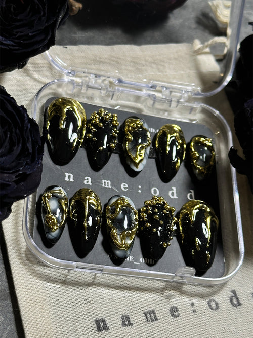 Jewel Alien Nails