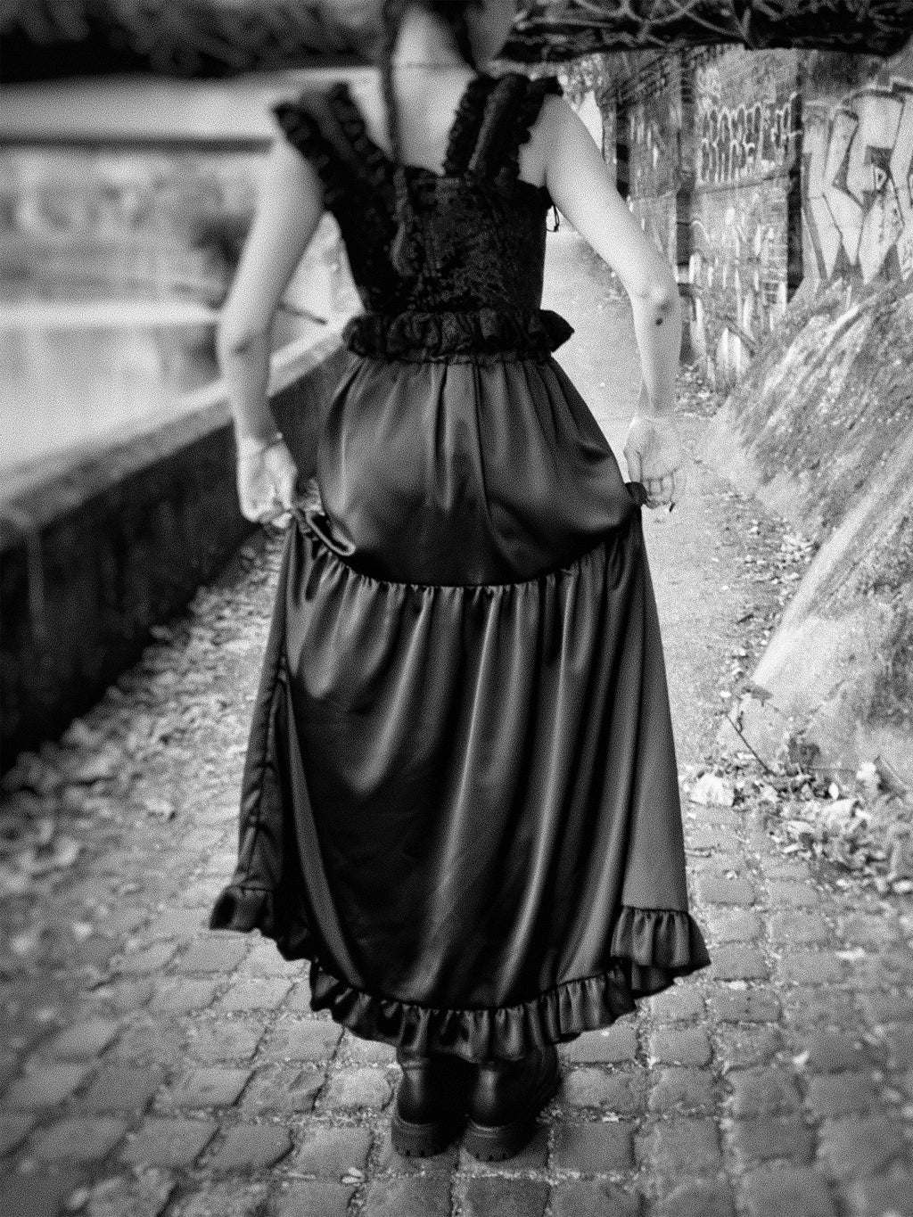 Satin Maxi-Skirt
