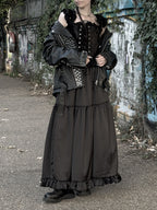 Satin Maxi-Skirt