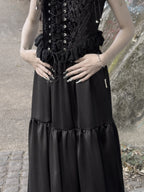 Satin Maxi-Skirt