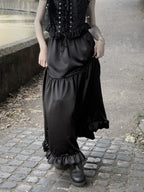 Satin Maxi-Skirt
