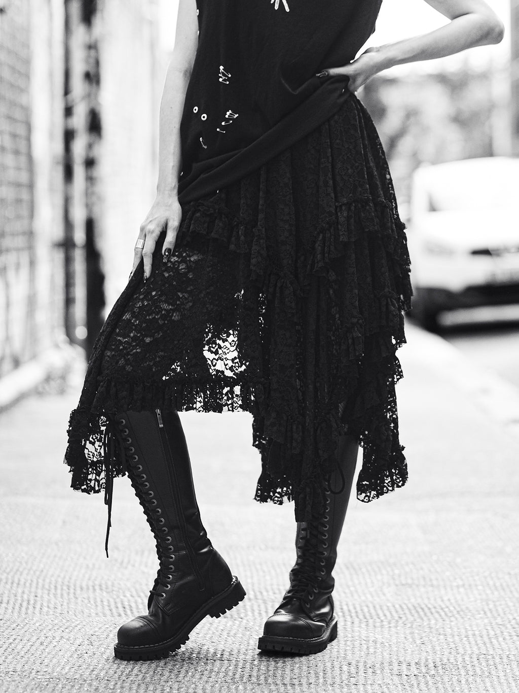 Lace Handkerchief Skirt