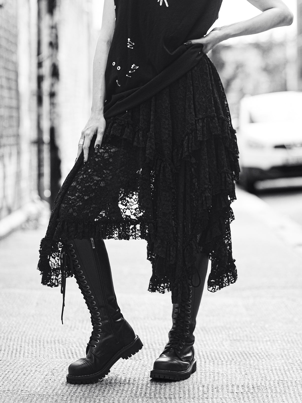 Lace Handkerchief Skirt