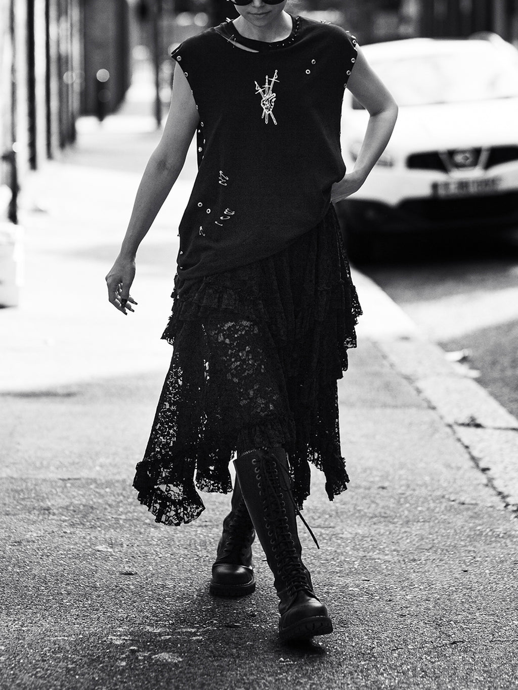 Lace Handkerchief Skirt