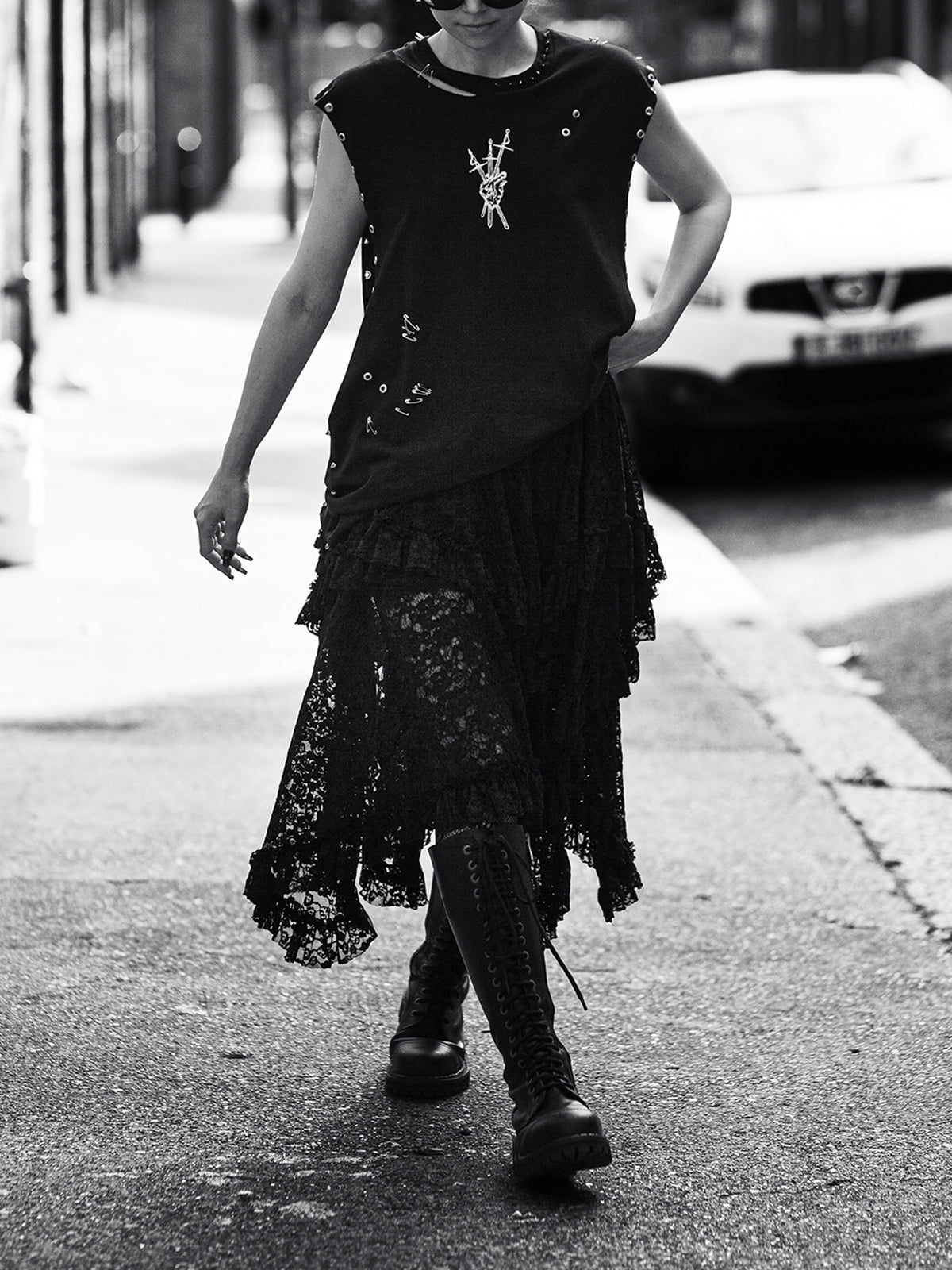 Lace Handkerchief Skirt