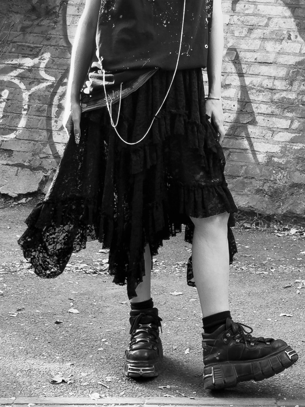 Lace Handkerchief Skirt